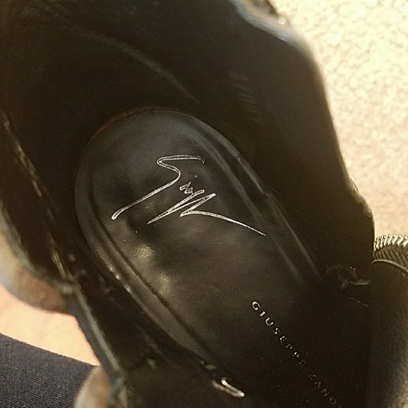 Sz37.5 giuseppe zanotti suede booties - Picture 5 of 12
